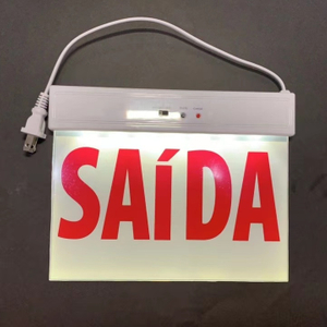Luminaire/lumière/lampe de sortie de secours rechargeable à DEL