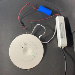 Downlight de plafonnier à batterie rechargeable d'urgence encastré à LED