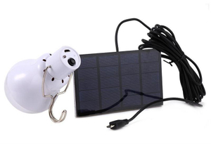 Ampoule Solaire / Ampoule LED Solaire Portable / Ampoule Solaire d'Urgence / Lampe Solaire LED 150lm