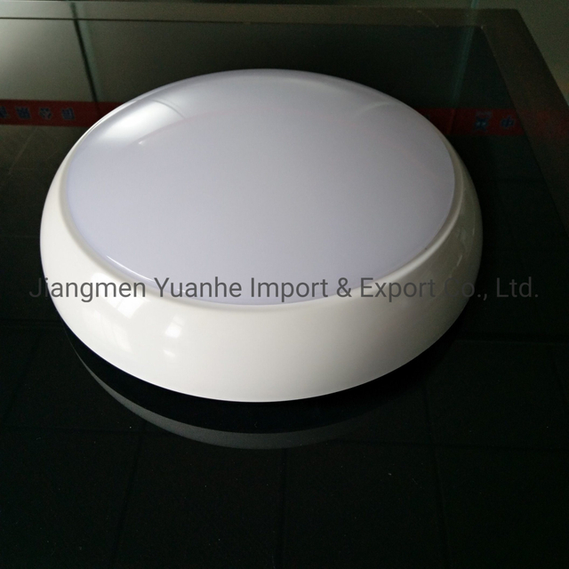 Plafonnier de cloison étanche à batterie rechargeable d'urgence à DEL non entretenu