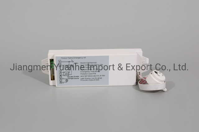 Kit de batterie de pilote d'éclairage de secours à LED rechargeable pour éclairage à LED