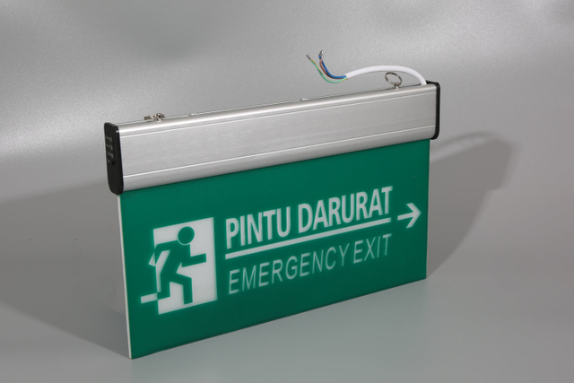 Lampe de signalisation de sortie de secours à LED populaire