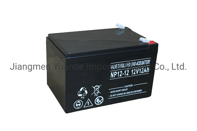 12V12ah batterie plomb-acide scellée batterie VRLA maintenue batterie UPS libre