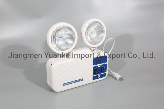 Éclairage d'urgence à DEL à double tête/double spot