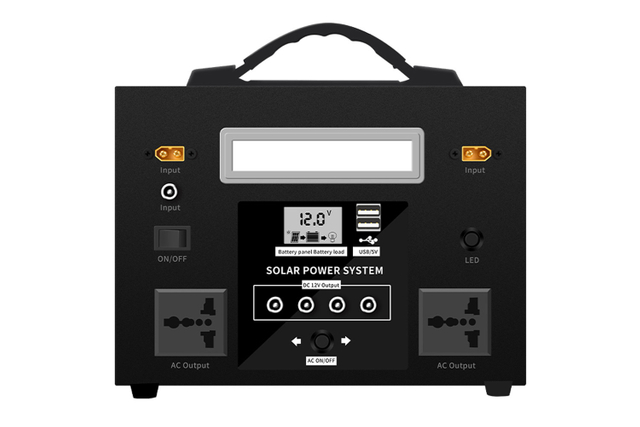 Alimentation d'énergie de stockage d'énergie solaire de centrale solaire extérieure (onduleur 1KW) 240ah / 300ah
