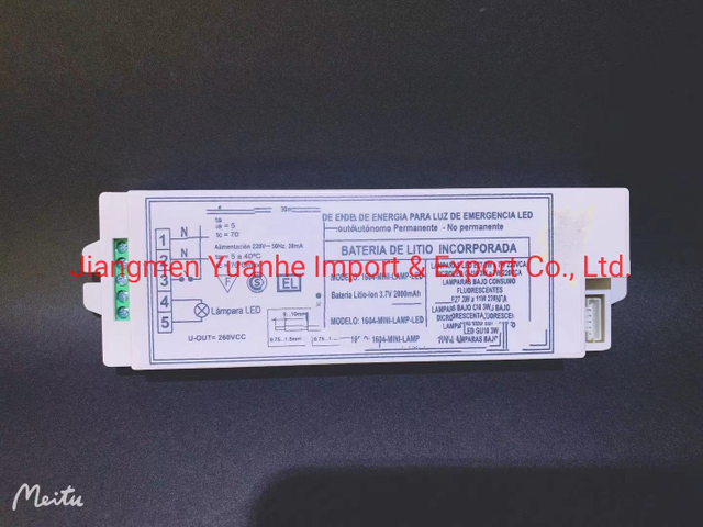 Kit de pilote d'urgence à batterie rechargeable à LED pour toutes les lampes à LED