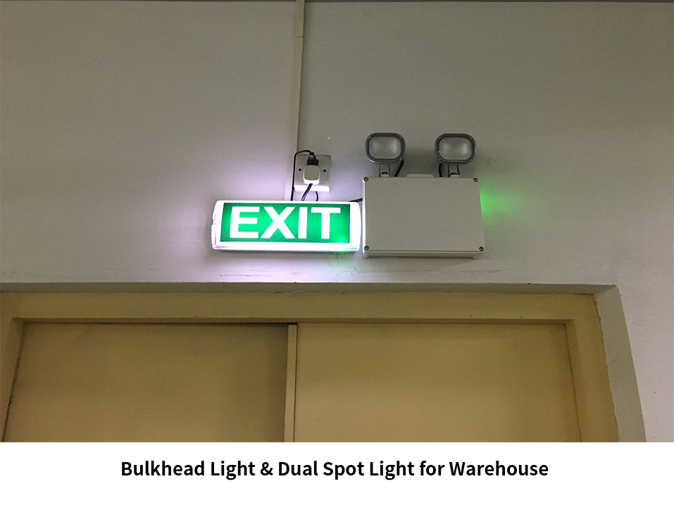 Hublot d'urgence à LED