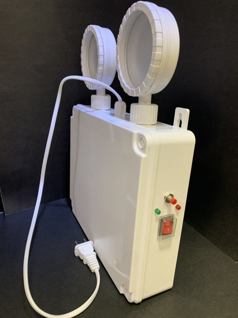 Lampe frontale double étanche d'urgence à batterie rechargeable à LED 2X10W