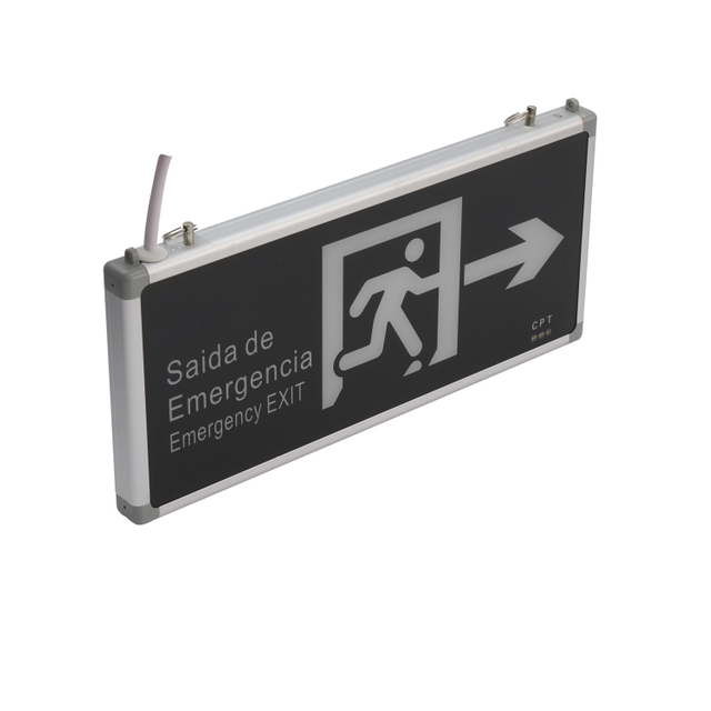Running Man Double Face Acrylique Exit Sign Étanche IP30 LED Éclairage de Secours