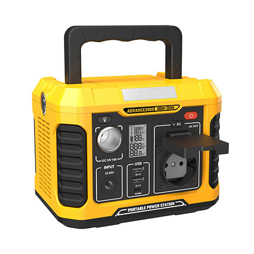 Banque d'énergie solaire rechargeable 300W, centrale électrique, groupe électrogène