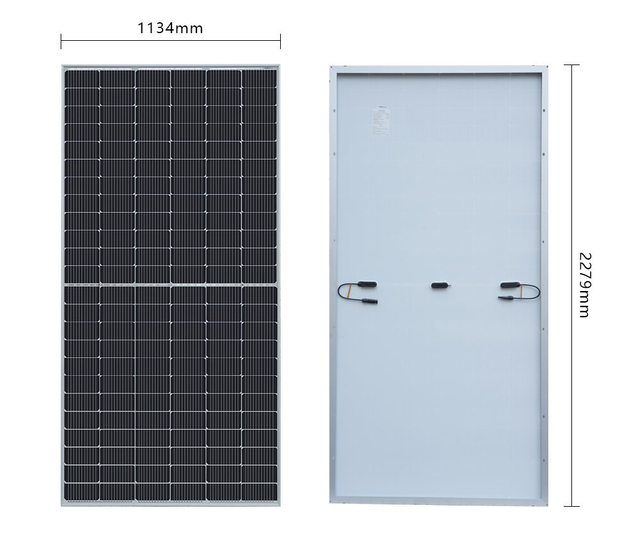 Panneau Solaire Panneau PV Mono Module De Verre Demi-Coupé 540W 144PCS Cellules Solaires Système D'énergie Solaire