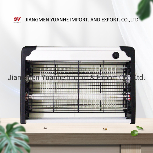 Bon intérieur efficace 20W/30W/40W Lampe anti-moustiques en alliage d'aluminium à choc électrique