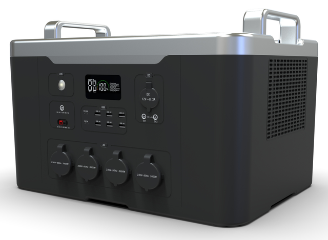 Banque d'énergie solaire de super capacité de 3600 W, groupe électrogène, station d'alimentation