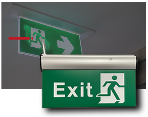 emergency exit sign