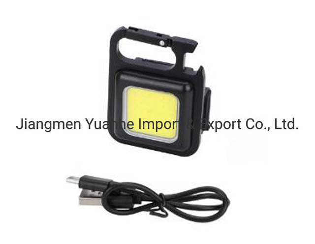 Portable Pocket Mini LED COB Keychains USB Rechargeable Multi-Functional Light for Outdoor