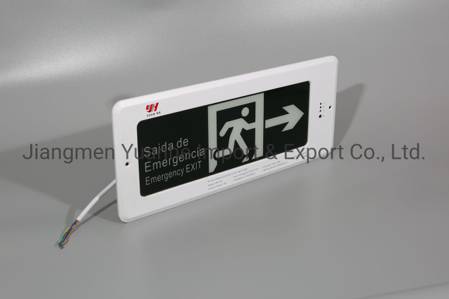 Lumière / enseigne de sortie de secours à LED élégante